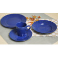 KC-00063 Haonai deep color ceramic dinnerware set